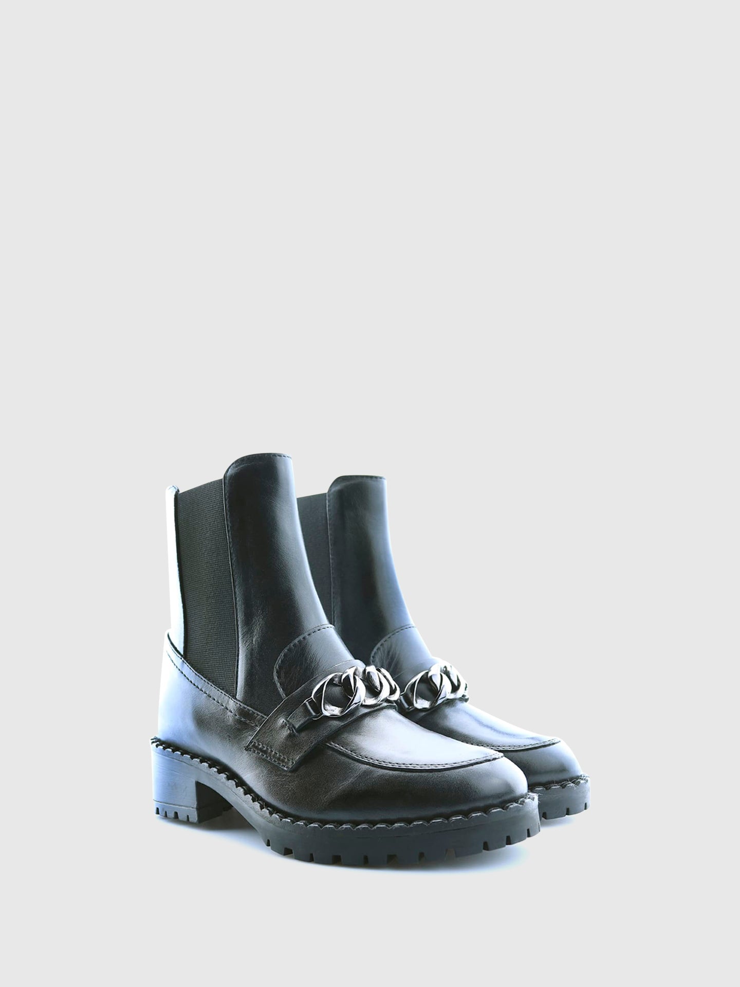 PARODI SHOES Botins Chelsea 95/LAGO Preto